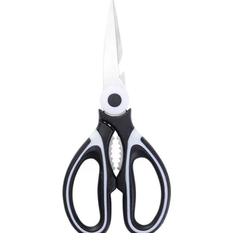 

Panda Kitchen Scissors: Multi-functional Stainless Steel Shears for Chicken, Bone, and Baby Food Cutting.