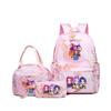 Kpop Witch Hunter Backpack Lunch Bag Pencil Case Set Student Animation Fashion School Bag Pencil Case Lunch Bag
