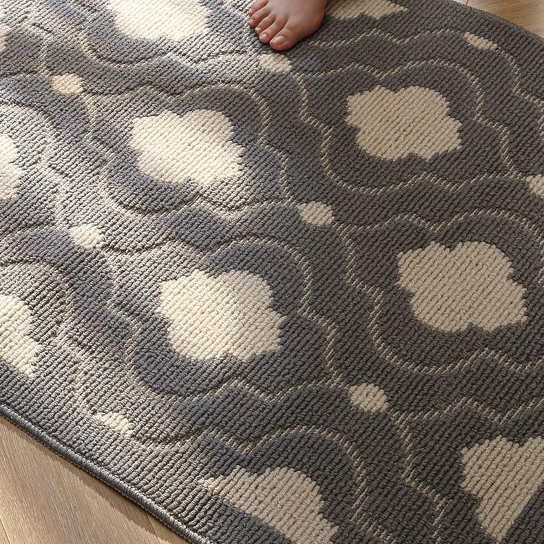 Tapis d'entrée antidérapant américain premium - Tapis résistant à la saleté et à la poussière pour la maison et le couloir