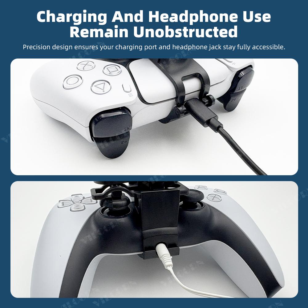 Mini Racing Steering Wheel For PS5 Controller Racing Games Replacement Enhanced Gaming For PS5 Pro/Slim Controller Accessories