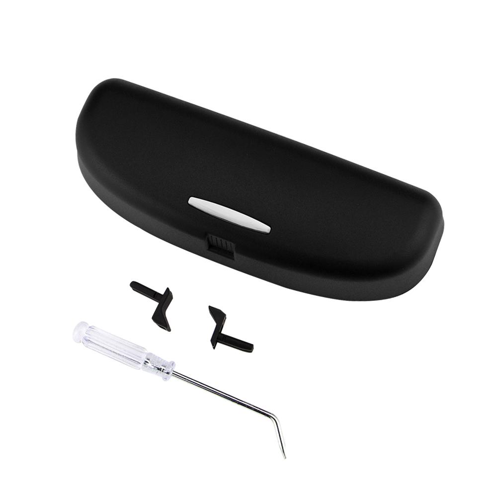 

Автомобильный чехол-держатель для солнцезащитных очков для BMW X1 X3 F25 X5 F15 F85 F20 F21 F30 F35 F48 F80 F32 F33 F82 F83 F10 F18 F11, коробка для очков чёрный