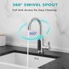 300W Instant Electric Water Heater Tap Hot & Cold Kitchen Sink Faucet with Over-Protection & Easy Installation for Dish Washing