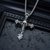 Kreuzkette Herren Titanstahl Nicht Verblassend Hochwertiges Gefühl Vielseitiges Persönlichkeitsdesign Sommer Accessoires Damen Trend Einfacher Schmuck