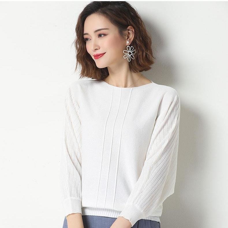 

Женские свободные трикотажные футболки короткой вязки больших размеров, ажурные рубашки «летучая мышь», вязаные топы XL белый