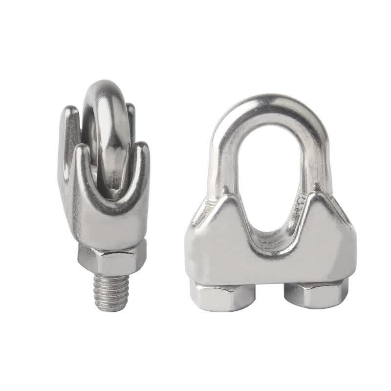 DeLi Galvanized Steel Wire Rope U-Clamp M8