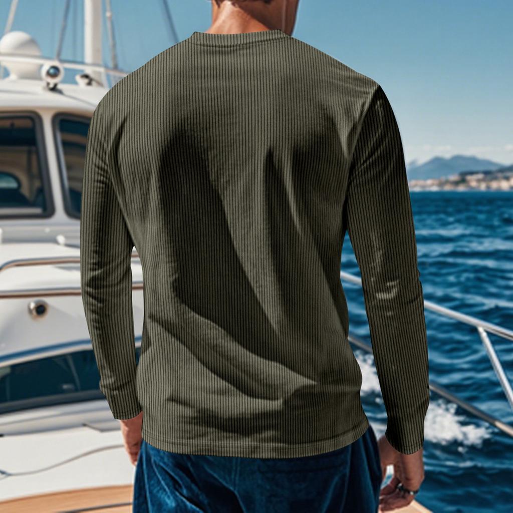 Herre Casual Vattert Komfortabel Streetwear Pullover Lett Trendy