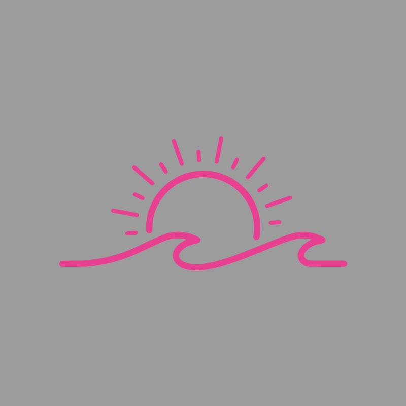 Sun Waves Reflecting Each Other Creative&funny Stickers for Cartoon Fans&lover,high Quality for Car Trucks Motorcycles & Laptops