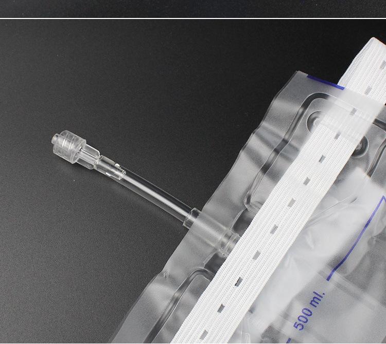 500ml Sáček na sběr moči domácích mazlíčků s antirefluxní hadičkou - Jednorázový kočičí a psí katétr