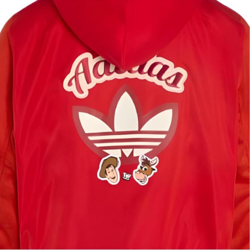 Adidas Originals X Disney Collaboration Cotton Jacket FW25 Toy Story Hooded Warm Zipper Kids Kids jackets KS8214