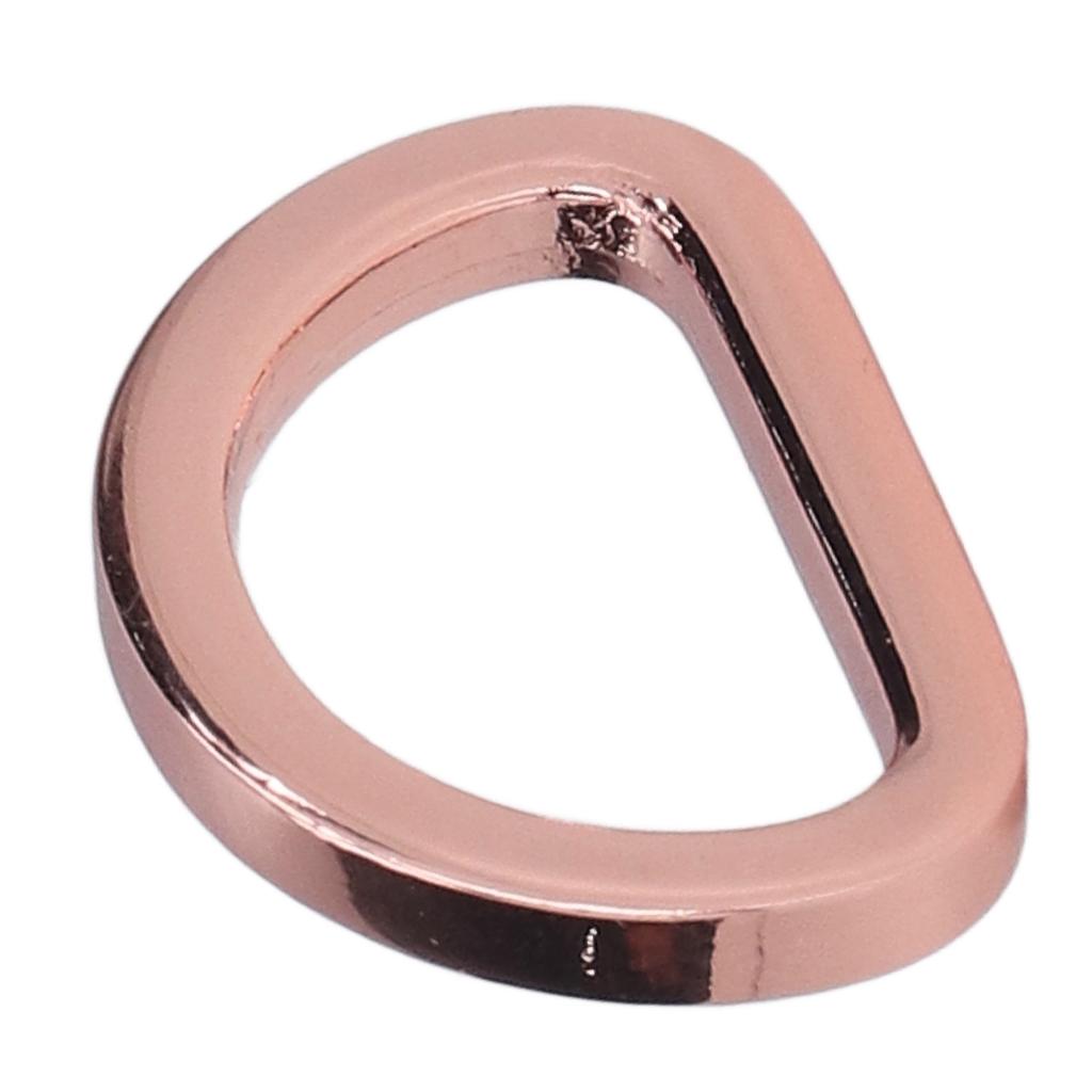 10pcs D Rings Glossy Comfortable Small Compact Decorative Bag Buckles for Crafts
