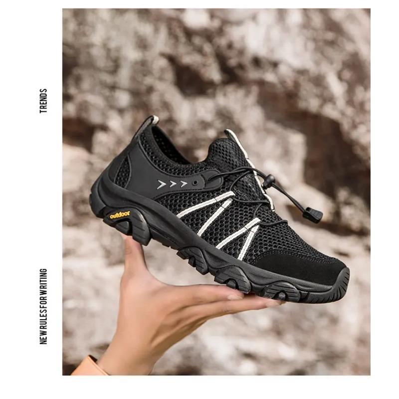 Atmungsaktive Rutschfeste Wander-Sportschuhe Herren Damen Laufschuhe Leichte Jogging-Trekking-Sneaker