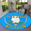 Sheffield Wednesday Football Club Custom Name Round Area Rug,Carpet Rug for Living Room Bedroom Sofa Playroom Decor,Non-slip Floor Mat