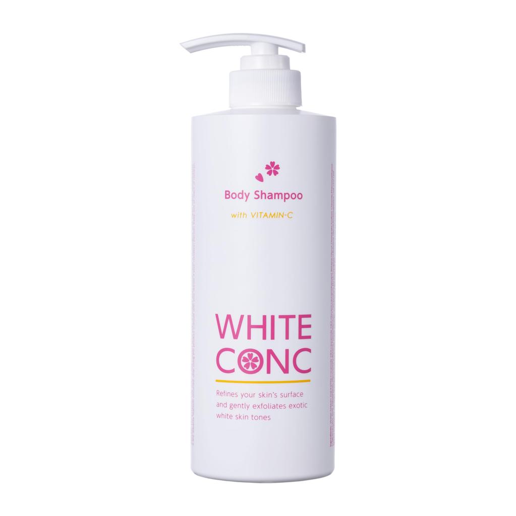 White Conc Body Shampoo Sakura Scent Capacity Pump Reduces Sakura C 600mL, (Large Type, Exfoliating, Dullness, Scent) [Quasi-drug]