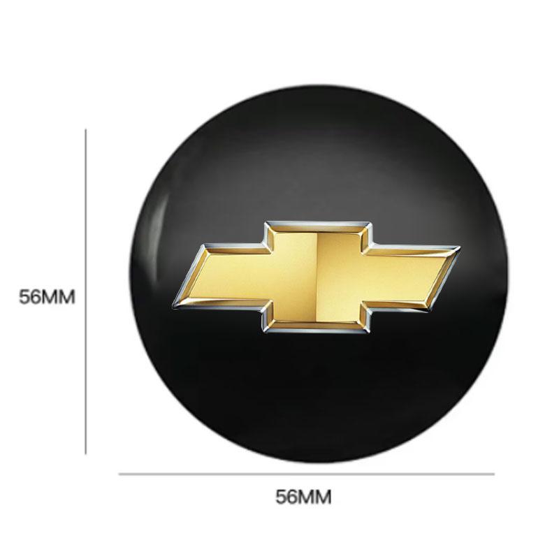 Car Wheel Hub Center Cap Sticker Metal Emblem Stickers For Chevrolet Cruze Spark Captiva Suburban Silverado Camaro Corvette