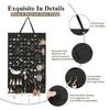 Versatile Hanging Jewelry Organizer, Felt Pocket Storage Bag Careful Details