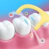 Ultra-fine Fruit-flavoured Boxed Pack of 50 Disposable Dental Floss Sticks