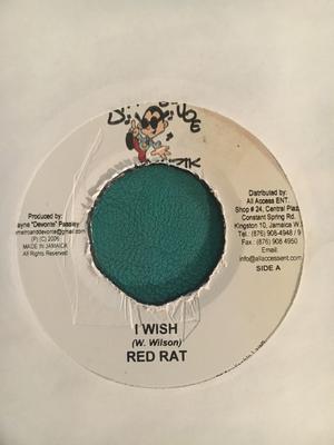 7inch Record RED RAT / BRILLIANT - I Wish / Me And God    NONE Dimmie Joe Muzi 2006 Jamaica Reggae, Ska & Dub Used