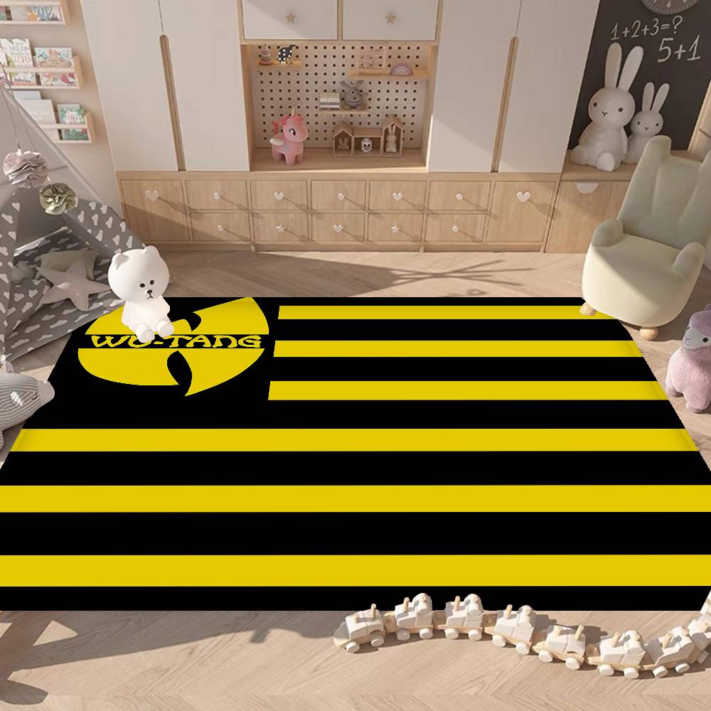 WU-T-TANG CLAN Tappetino da Pavimento Retrò Scelta Multipla Tappeto per Soggiorno Cucina Antiscivolo Decorazione Moderna per la Casa