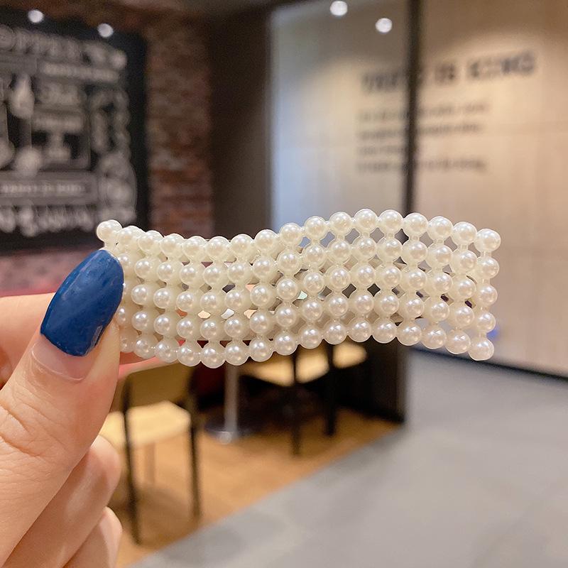 Korean Minimalist Pearl Hair Clip for Girls: Elegant Y2K Style