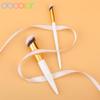 Docolor 2Pcs Makeup Brush Foundation Brush & Concealer Brush Synthetic Hair Liquid Foundation Cream Cosmetic Blending Brushes Face Contour Beauty Tool