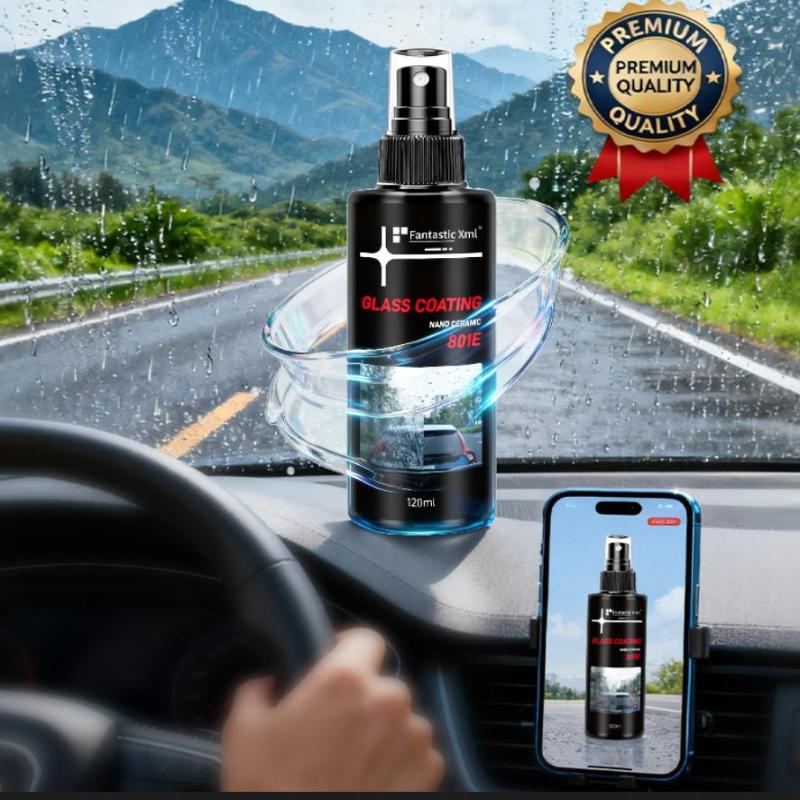 Car Liquid Ceramic Coating Spray For High Gloss Mirror Finish, 120Ml Waterproof Agent