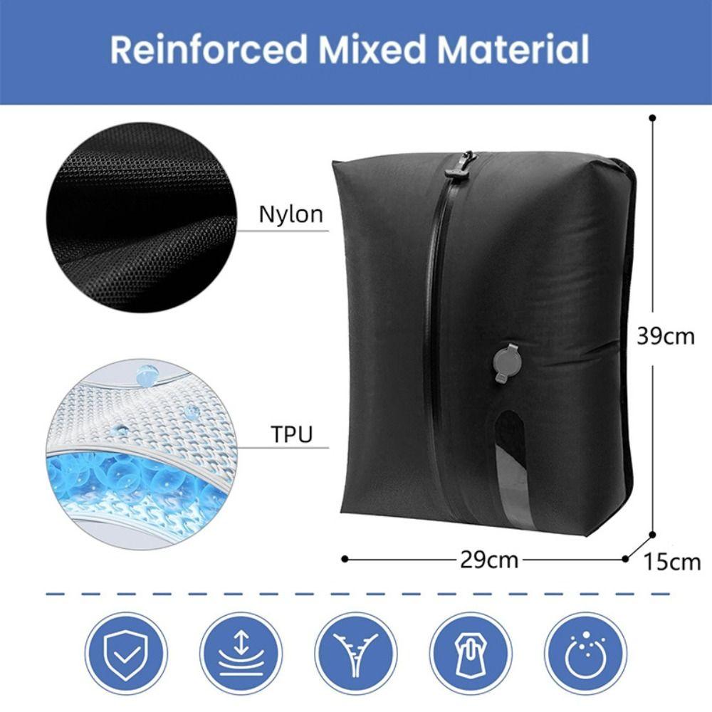 Waterproof Vacuum Compression Bag Reusable Luggage Vacuum Storage Bag  Backpack