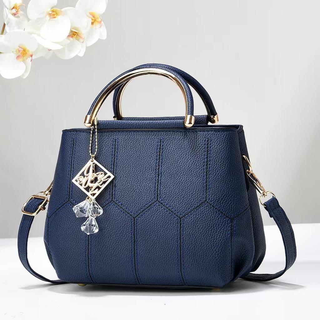 Bolsa Transversal Bordada da Moda: Bolsa de Ombro Elegante e Simples