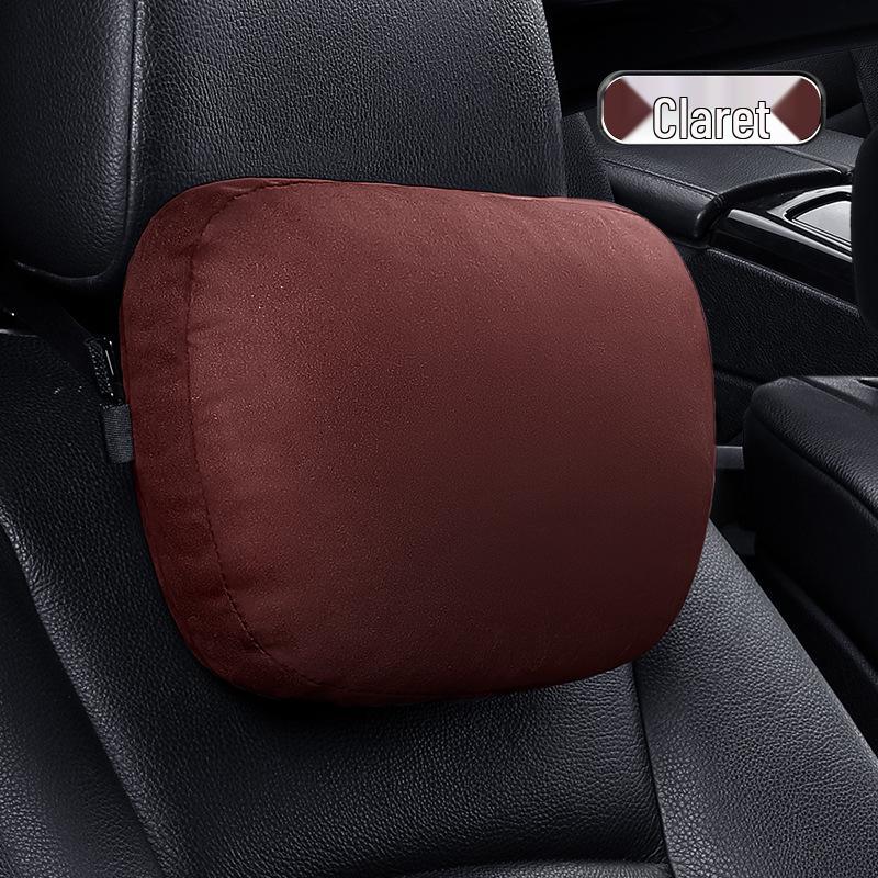 Car Headrest Neck & Lumbar Support for Mercedes-Benz S-Class, Maybach, BMW, Tesla 30x18 cm