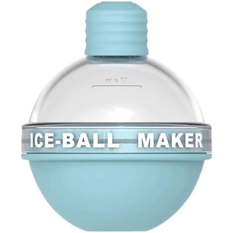 Ice Hockey Mold Silicone Ice Cube Tray for Round Whiskey Spheres