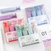 4pcs Nebula Color Highlighter Pens Set Bling Shiny Art Marker for Drawing Painting School