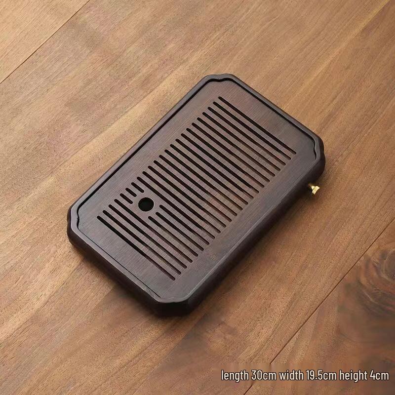 Handun Small Bamboo Tea Tray with Water Storage