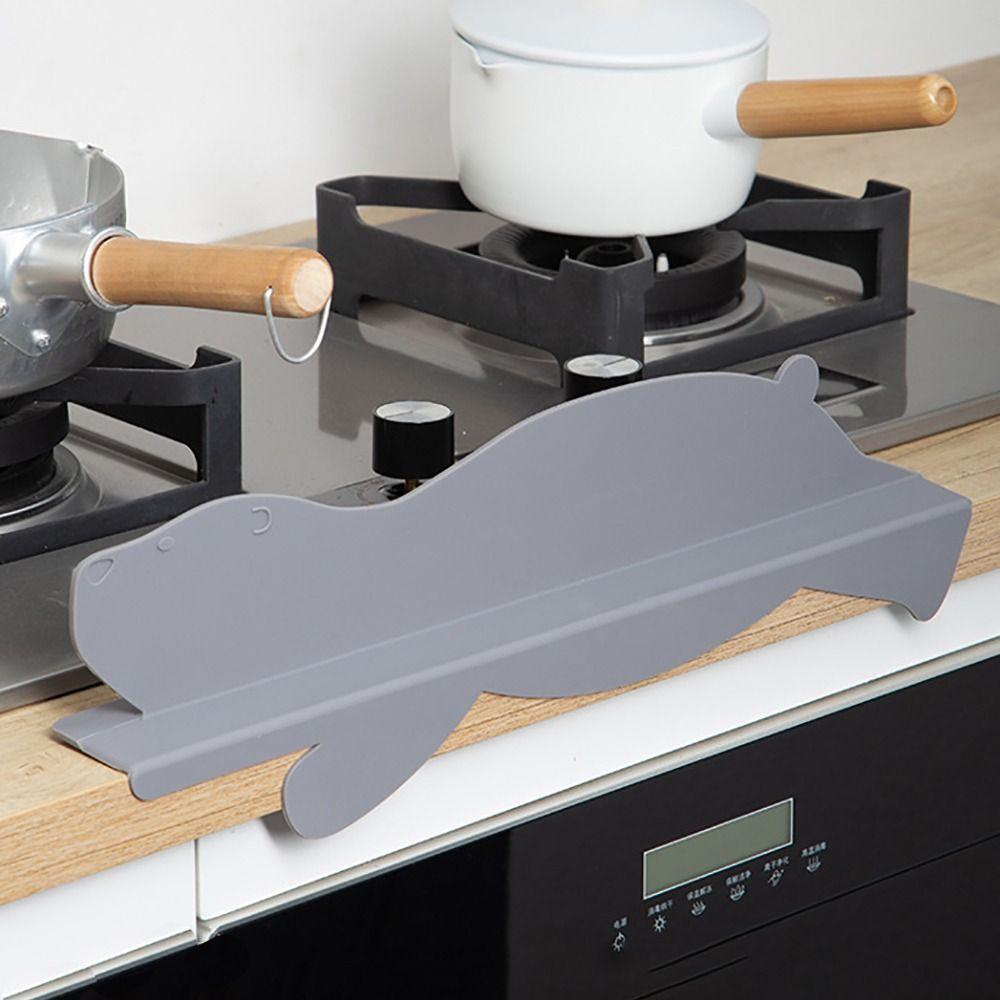 Silicone Sink Splash Guard With Suction Cup Countertop Heighten Baffle Restaurant