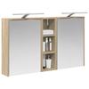 Bathroom Cabinet Set 3 Pcs 106 X 16 X 62.5 Cm Engineered Wood