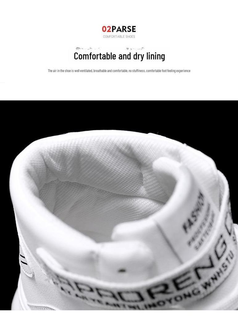 Men's Large Size Round Toe Military Martin Boots for Autumn/Winter - High Top, All-Match, Trendy Footwear