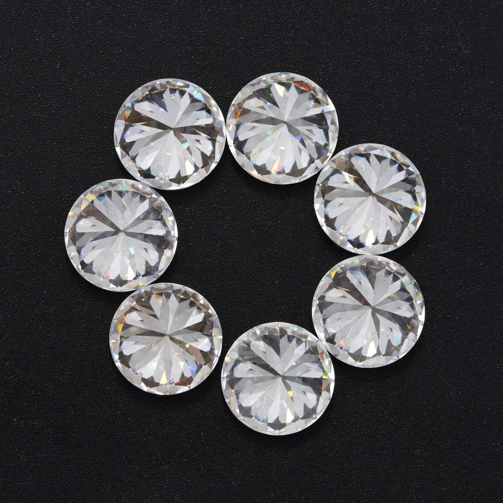 8 Herzen & 8 Pfeile D-Farbe Moissanit loser Stein für Silber Schmuck Einlage