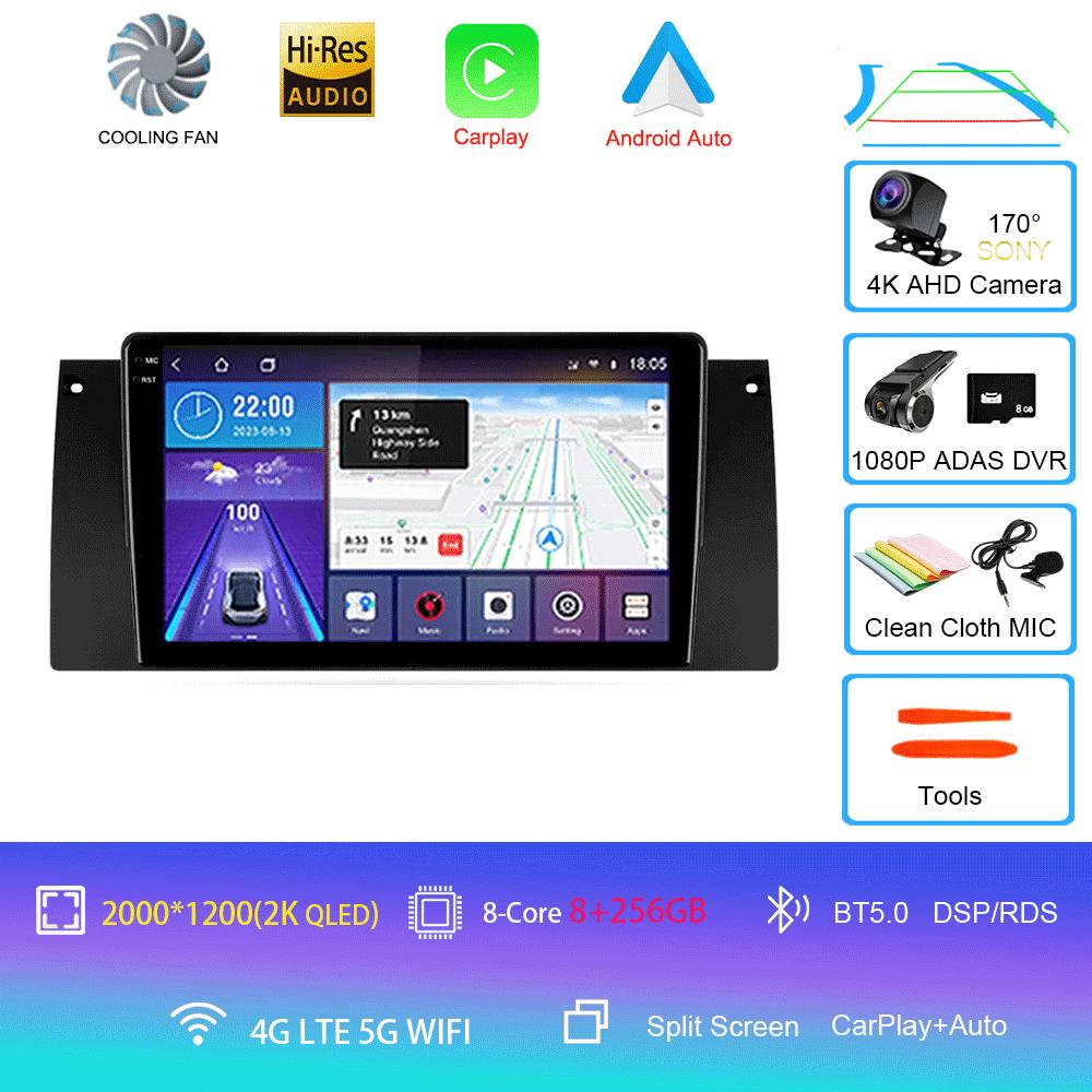 Android Autoradio 14 For BMW X5 E39 E53 1999 - 2006  Multimedia Video Player Stereo Navigation GPS No 2din 2 Din Dvd