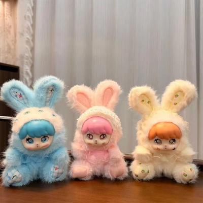 Bag Charm Bunny Pendant Hangings Decoration Vinyl Doll Toy Rabbit Plush Keychain  Jewelry Gift