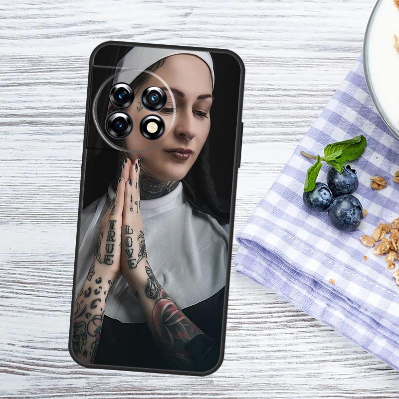 Sister Nun Case For OnePlus Nord 5 CE 3 4 Lite N20 N30 OnePlus 15 15R 13 13T 10T 10 11 12 12R 13R Cover