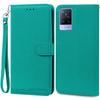 Pro Vivo V21 Pouzdro Silikonové Peněženkové Vyklápěcí Pouzdro na Telefon pro Vivo V2050 V2066 V2108 VivoV21 Kožené Pouzdro Coque pro Vivo V21 5G Fundas