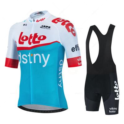 Set Maglia da Ciclismo Lotto 2026 Estate Nuovi Abbigliamento Bicicletta Uniforme MTB Pantaloncini con Bretelle da Ciclismo Abbigliamento Bicicletta Maillot Ciclismo Uomo