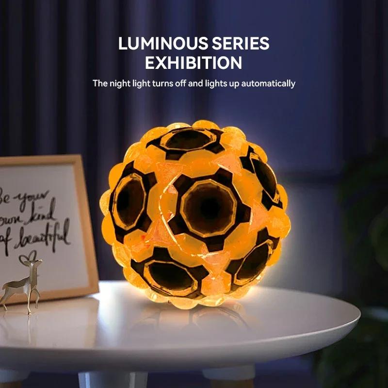 Children’s Thinking Training Sensory Toy - Rainbow Ball Puzzle Magic Cube Antistress Fidget Tool for Adult Decompression Massage