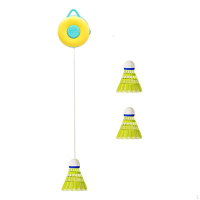 Hanging Badminton Trainer Single Player Practice 3 Balls Training Device Self