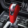Car Gear Shift Knob Top Suede Wrap Interior Sticker Accessories Trim Cover  For Porsche Macan 95B Panamera 970 718 911