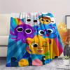 cute Bolofofos Print Flannel Blanket,High quality Comfortable for All Seasons,Home Decor,Warmth and Comfort,Perfect for Christmas Gifts