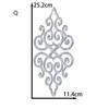 Gold Silver Floral Embroidery Cloth Patches Versatile Use DIY Craft Accessories for Stage Costume Home Textile Decor