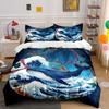Ocean-Inspired Home Decor Set Soft Comfortable Duvet Cover Bedding Set Included 1*Duvet Cover & 2*Pillowcases, Gift