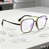 Men Rubber Titanium Eyeglasses Frame Anti Fatigue Lenses Women Computer Ultralight Glasses Prescription Myopia Reading Eyewear