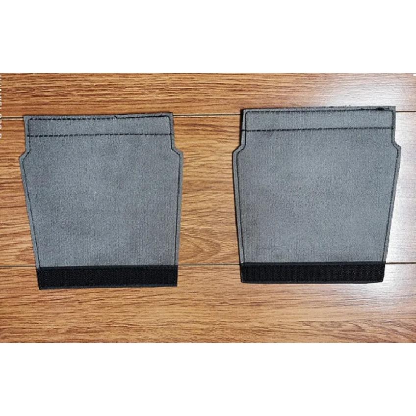 For Volvo XC90 Door Handle Microfiber Leather Cover Door Inner Handle Protective Leather Cover Car Interior