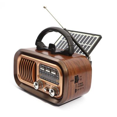 RX-628BTS AM FM-Radio, betrieben über USB-Kabel/Sonnenkollektoren, wiederaufladbar, ausgezeichneter Empfang, tragbar