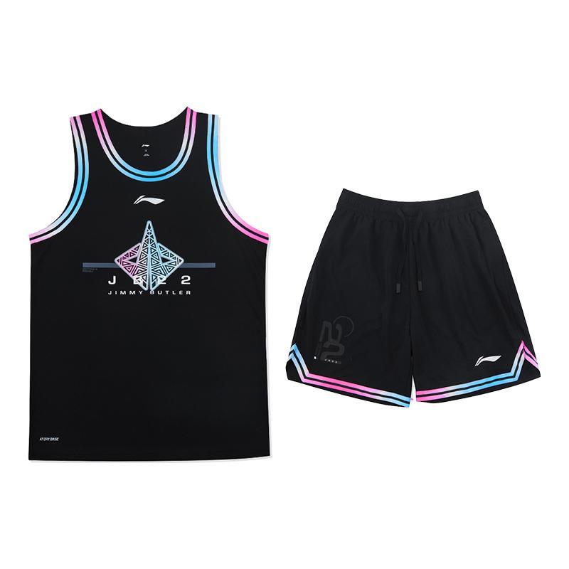 Li Ning Basketball Suit Men s Black AATS009-1 M